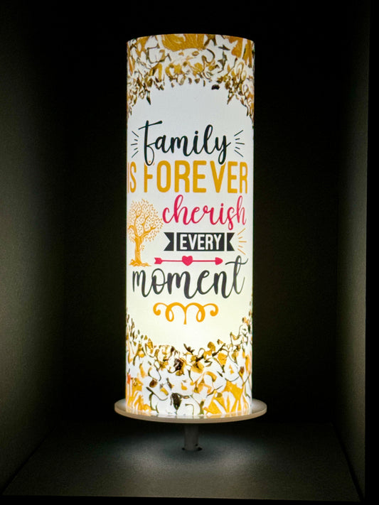 Family Forever Illuminated iLLUMITUBES Centerpiece
