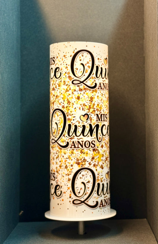 Mis Quince Años iLLUMITUBES Centerpiece